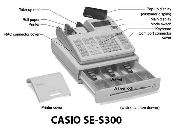 Máy tính tiền điện tử Casio SE-S300