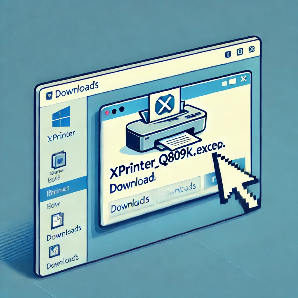 Cài đặt máy in Xprinter Q809K