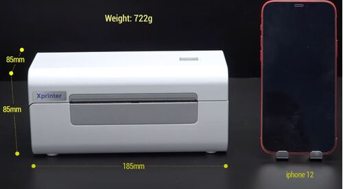Kích thước máy XP-D465B